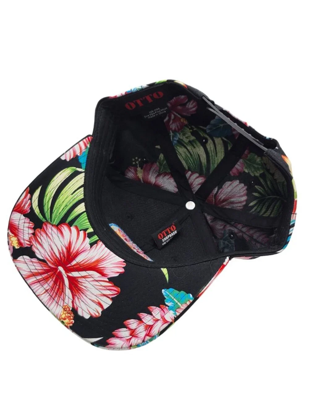 Anchor Bay California Hawaiian Hibiscus Floral Palm OTTO Snapback Hat Mendocino